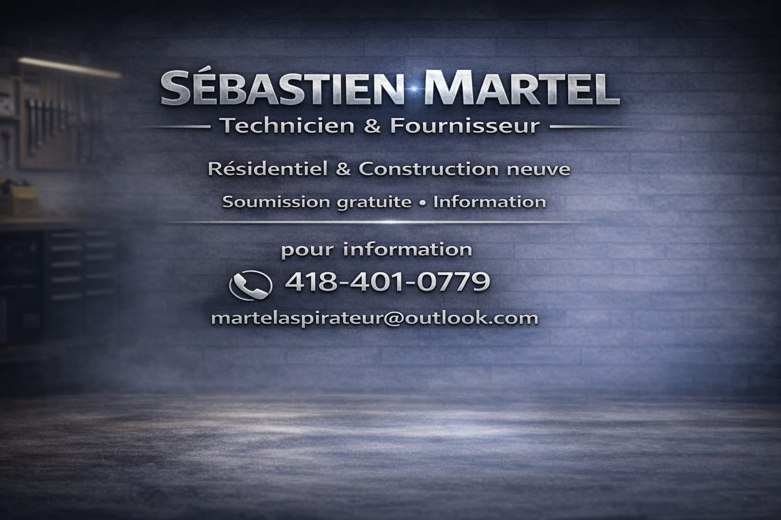 Coordonnées de Sébastien Martel